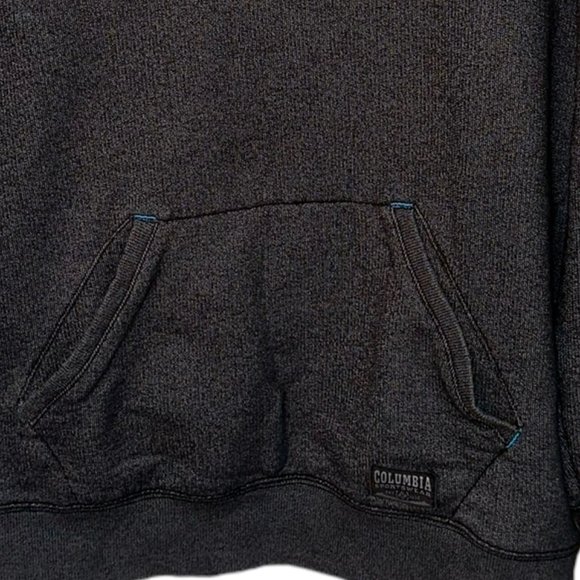 Men's Columbia Quarter‎ Zip Mock Neck Sweater Grey Size Large - Picture 4 of 9